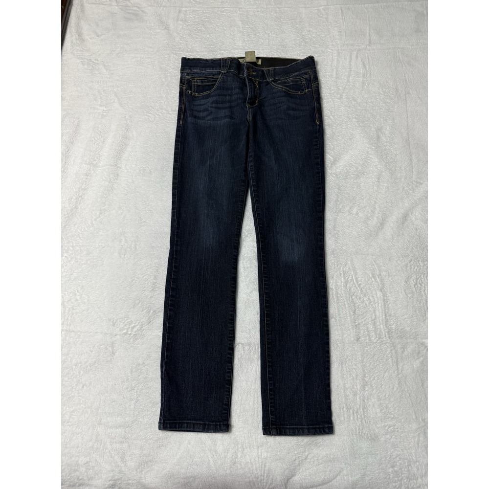 Democracy Jeans Womens 6 Jegging Jeans Dark Wash Blue Mid Rise 30x28